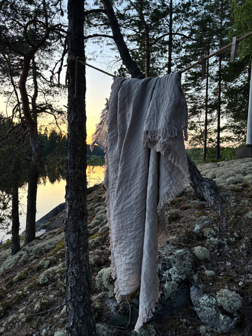 Luonnollinen viltti mökille
