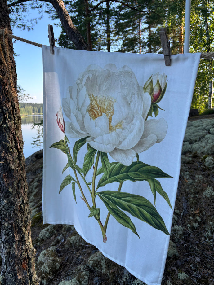 Keittiöpyyhe, pioni. Sköna Ting